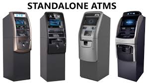 Four standalone ATMs